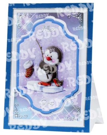 Preview: Reddy Cards 3D Bastelmappe Weihnachtliche Aufstellkarten