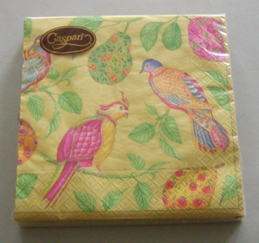 Caspari Lunch Serviette pro Stück The Pear Tree GOLD