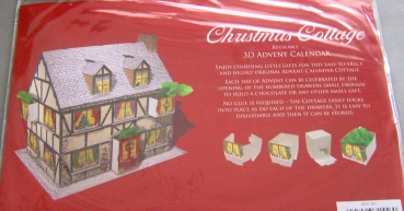 Preview: Caspari 3D Adventskalender "Christmas Cottage"