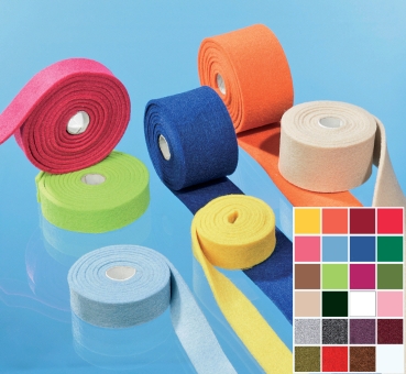 Trendy Filzband 3 mm x 2 cm Rolle zu 1,5 Meter pink