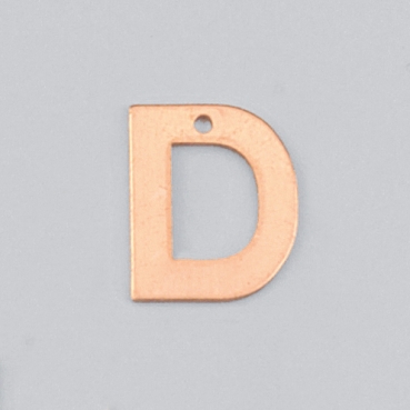 Efcolor Hänger Buchstabe D 1-Loch h 15 mm