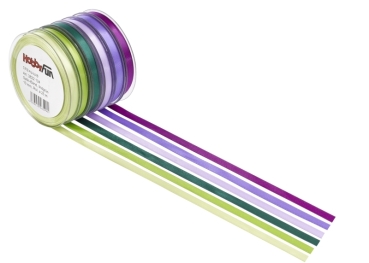 Satinband 3 mm pro Meter apfelrün