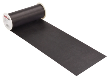 Creapop Satin-Tischband 20 cm breit pro Meter schwarz