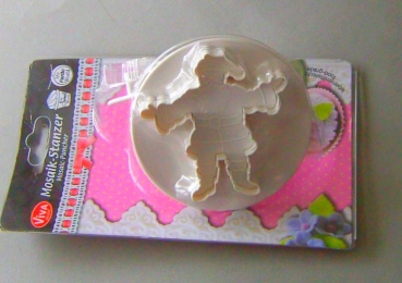 VIVA Decor Patchy Mosaik Stanzer Weihnachtsmann 2 Stück