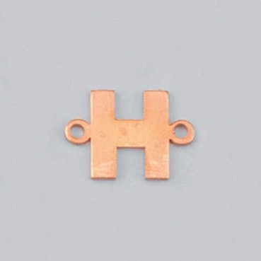 Hänger Buchstabe H 2-Loch hoch 11 mm