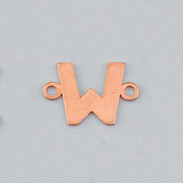 Hänger Buchstabe W 2-Loch hoch 11 mm