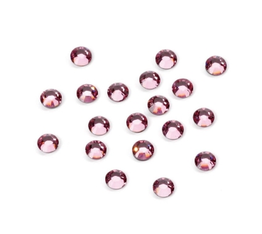 Hotfix Strasssteine rund 2,5 mm light rose