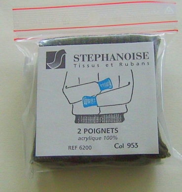Elastisches Ärmelbündchen / Strickbündchen oliv