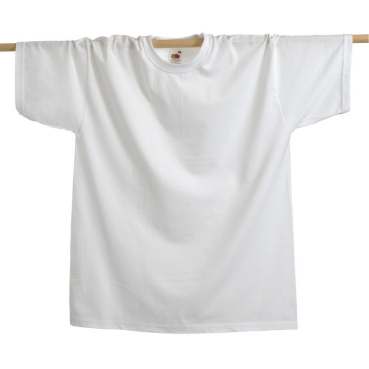 Baumwoll T-Shirt Größe XL weiss