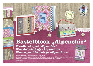 Bastelblock Alpenchic