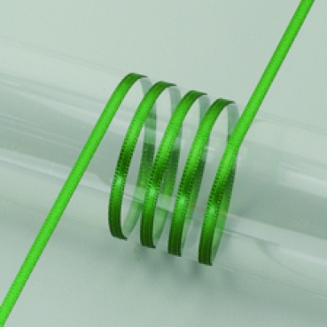 Satinband 3 mm breit pro Meter olivgrün