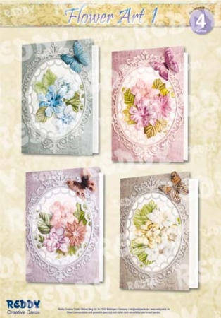 Kartenset Flower Art I