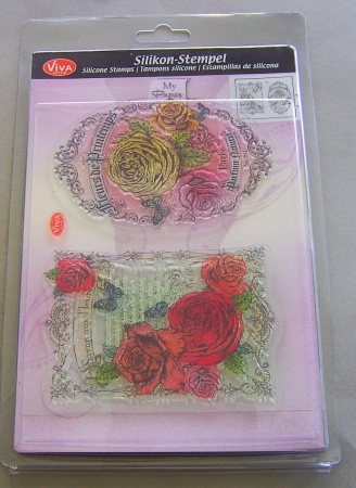 VIVA Decor Transparente Silikon-Stempel Fleurs de Printemps