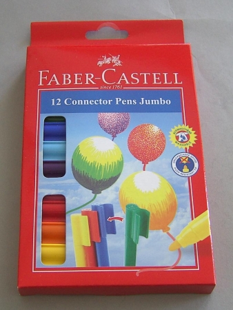 Faber-Castell 12 Connector Pens Jumbo