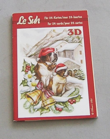 3 D Buch mit 24 Bildern Winter