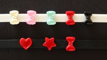 Laurello Schmuckteil Schleife türkis Beutel mit 2 Stück