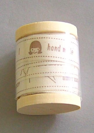 Hobbyfun Holz-Spule ca. 3,5 Meter Band Hand Made