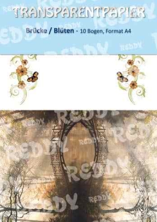 Reddy Cards Transparentpapier A4 bedruckt Brücke pro Bogen