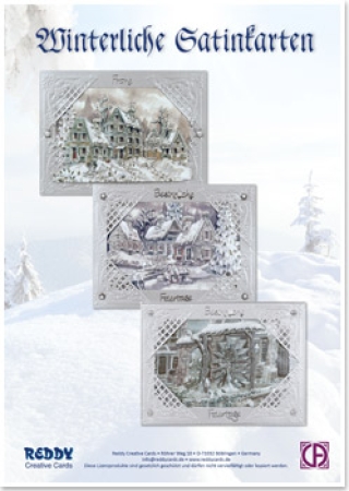 Reddy Cards Winter Karten Set Satin silber
