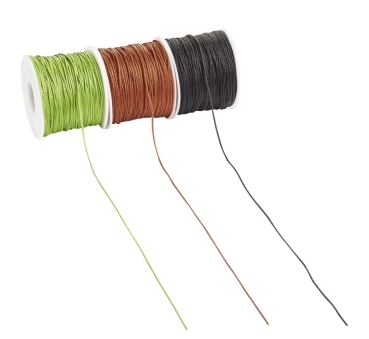 Laurello Polyester Kordel pro Meter braun