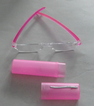 Preview: Augenstolz Fertiglesebrille Mini Pink 2,0 Dioptrien