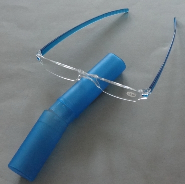 Preview: Augenstolz Fertiglesebrille Mini Türkis 2,5 Dioptrien