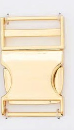 Union Metallschließe 40 mm goldfarben