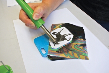 Metallic Transferfolie 220 x 100 mm bunt metallisch