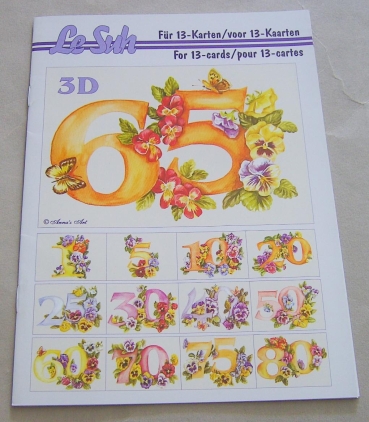 3 D Buch Format mit 12 Bildern Jubiläum