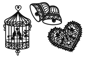 Preview: Ursus Spitzen Decoration Laser Decoration Motiv 03