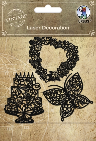 Ursus Spitzen Decoration Laser Decoration Motiv 04