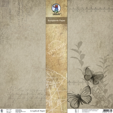 Preview: URSUS Srapbooking Paper Vintage pro Blatt Motiv 03