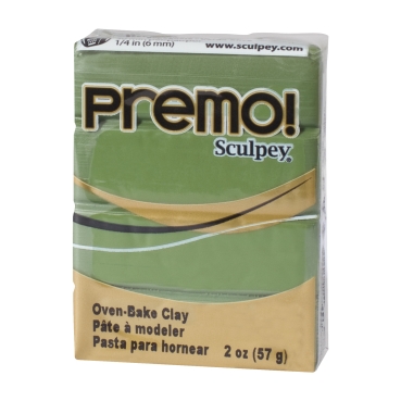 Modelliermasse PREMO Sculpey 57 Gramm Olivgrün