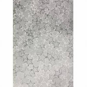 Dufex Textur Sterne 1 silber