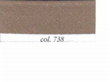 Schrägband aus Baumwolle 60/30 je Meter helles taupe