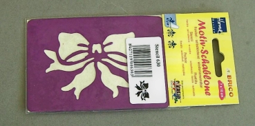 Brico Schablone Schleife 7 x 10 cm