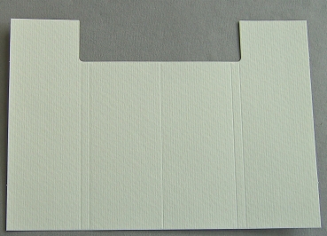 Paraventkarte mit Hintergrundkarte elfenbein