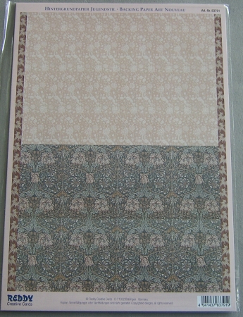 Hintergrundpapier Jugendstil 2