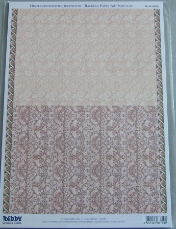Hintergrundpapier Jugendstil 3