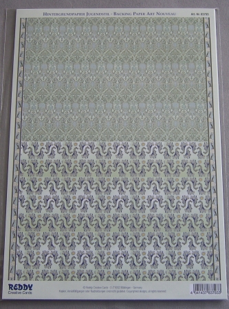 Hintergrundpapier Jugendstil 4