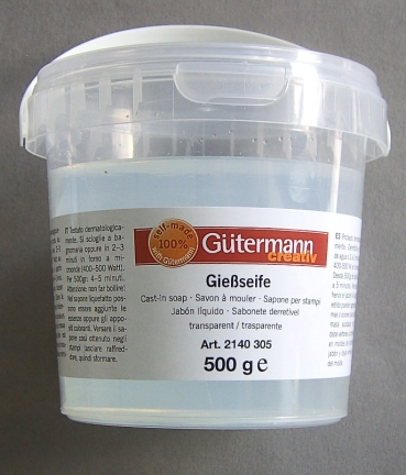 Gütermann Gießseife transparent 500 Gramm