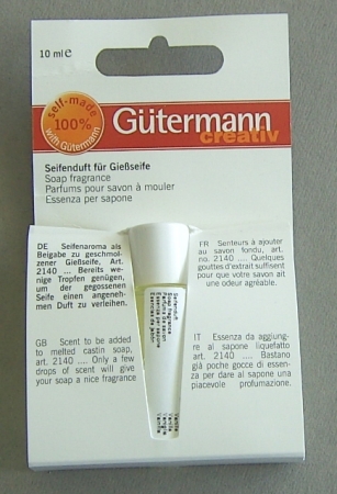 Gütermann Seifenduft für Gießseife 10 ml Vanille