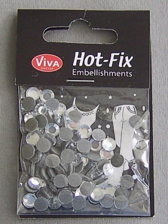 VIVA Decor Hot Fix "Octagon Glas Kristall" 6 mm