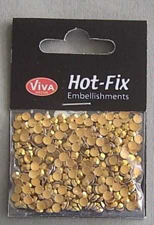 VIVA Decor Hot Fix Steine "Octagon Metallic" limette 4 mm