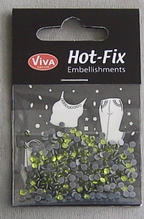 VIVA Decor Hot Fix "Octagon Glas Peridot" 3 mm