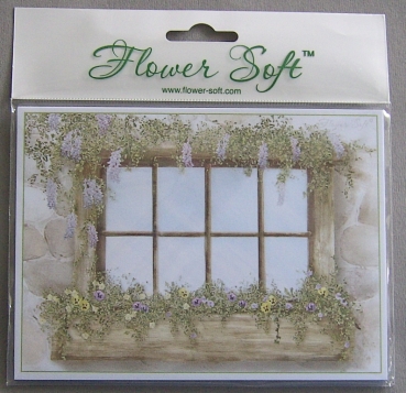 Kartenaufleger 11 x 15 cm 6 Stück Fenster