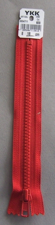 YKK nicht teilbar 3 cm breit Farbe 820 hochrot 18 cm