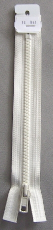 YKK nicht teilbar 3 cm breit Farbe 841 rohweiss 18 cm