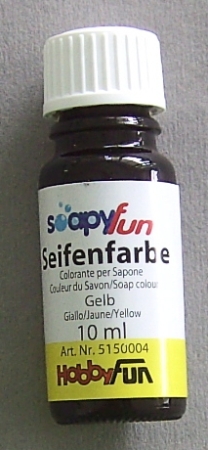 Hobbyfun Seifenfarbe für Gießseife 10 ml gelb