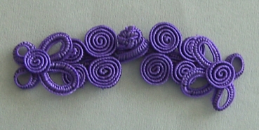Posamentenverschluß violett